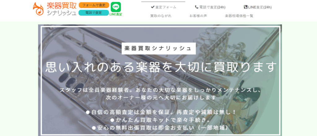 楽器買取シナリッシュ